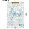 thumbnail image 3 of Coolnut Dragonfly Clipboard, Acrylic Standard A4 Letter Size Clip Board with Low Profile Clip for Office, Classroom, Doctor, Nurse and Teacher Gifts, 3 of 7
