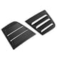 thumbnail image 1 of Rejilla De Ventana Lateral, Cubierta De Parasoles De Ventilación De Aire, 2 Uds., Reemplazo De ABS Ligero Resistente Al Desgaste Para Dodge Charger 2011-2021 Para Coche ANGGREK Negro, 1 of 8