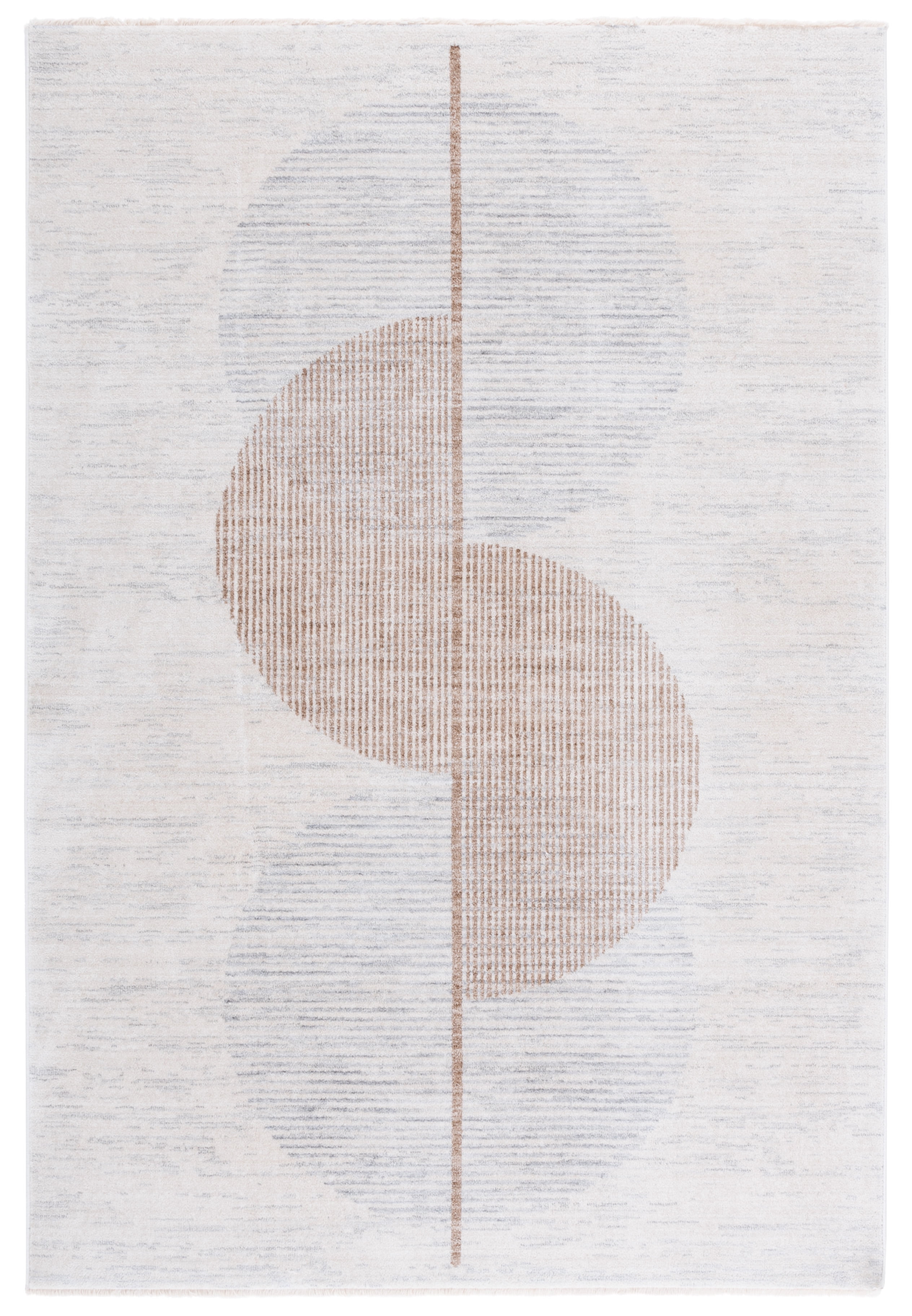 Safavieh Forum Gideon Abstract Area Rug, Ivory/Gray Brown, 9' x 12'6"