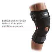 McDavid Knee Brace With Dual Hinges, Black, Adult Small/Medium