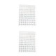 thumbnail image 1 of Soidarity Ojo cuerpo cara joyas pegatinas de diamantes de imitación autoadhesivo maquillaje Festival DIY Nail Art Party suministros para mujeres ABwhite ABblanco 2piezas Soidarity CBP478928, 1 of 5