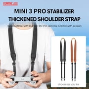 Lanyard Neck Strap for DJI RC/RC 2/ RC PRO Controller, Adjustable Lanyard/Leash for DJI Mini 5 Pro/4 Pro/Air 3/Mini 3/Mini 3 pro/Mavic 3 pro Remote Controller Accessories(Black)