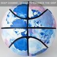 thumbnail image 7 of Tie Dye Street Basketball - Unique Indoor Outdoor Basketball in Composite PU Leather - Official Size 7 (29.5”) with Pump for Mens and Womens, 7 of 7