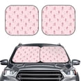 thumbnail image 2 of Balery Poodle Dog Parasol para parabrisas de coche de 2 piezas | Parasol plegable para parabrisas delantero de coche para la mayoría de sedanes-Small, 2 of 6