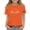 Orange #96, variant on T-Shirts for Girls Ages 4-12 USA 250th Anniversary Day Short Sleeve Round Neck Summer Casual Tops Orange 110