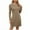 Khaki, variant on Dxzfnsa Womens Dresses Summer Casual Dress Long Sleeve Round Neck Dress Shift Dress for Women 2025(Khaki,S-2XL)