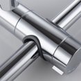 thumbnail image 3 of 18-25MM de Diamètre Réglable, Chrome + Conception de Support de Douche à Main, Installation Simple, Adapté pour le Rail de Douche, 3 of 5
