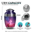 thumbnail image 2 of SABURIAL Cross Urn - Decorative Handmade Urns for Mom & Dad Ash - Burial Memorial Urns for Adult Ash - Beautiful Urn for Ashes - 10 Inch - Large with Velvet Bag, 2 of 7