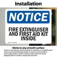 thumbnail image 2 of (2 Pack) Fire Extinguisher And First Aid Kit Inside OSHA Notice Sign, 2 of 6