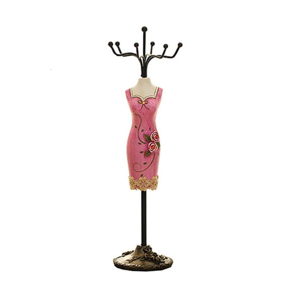 Osdhezcn Mannequin Dress Jewelry Display Stand Decorative Holder for Necklace Bracelet Earrings Hanging Storage Display Holder