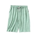 thumbnail image 3 of Axiiglly Cotton Shorts for Woman Comfy Soft Pajama Shorts Solid Color Lightweight Summer Shorts Drawstrings Elastic Waist Shorts Vacation Casual Beach Short with Pockets, 3 of 8