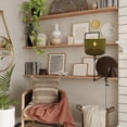 thumbnail image 6 of Kiven Dimmable Clip-on Desk Lamp, 1-Light Rattan Nightstand Lamp with Flexible Arm, Remote Control, Decorative Clamp Lamp for Office Home Bookshelf Bedside E26 Sokcet DZ0318-1, 6 of 7