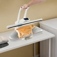 thumbnail image 3 of 1600W Intelligent Steam Press Fabric Steam Press Machine with 5 Fabric Settings Digital Ironing Machine for Clothes Sheets Fabrics (White, 26 Inch, Type B), 3 of 19