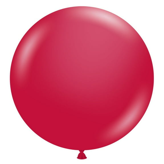 17 inch Metallic Starfire Red TUFTEX Latex Balloons (50 Pack) - Party Supplies Decorations