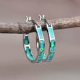 thumbnail image 5 of SEPARQI 925 Sterling Silver Earrings for Women Cubic Zirconia Hoop Earrings Birthday Valentines Day Gift for Her, 5 of 5