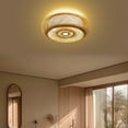 thumbnail image 5 of Rustic Hand-Woven Bamboo Ceiling Light Fixture, 3-Light Drum Pendant, E26 Base, 50cm, Natural Yellow – No Bulbs Included, 5 of 9