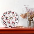 thumbnail image 6 of GZHJMY Christmas Penguin Wall Clock, Silent Non Ticking Battery Operated Creative Decorative Round PVC Clock for Kitchen, Living Room, Bathroom, Home School Office Decor, 10 Inch, 6 of 7