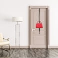 thumbnail image 1 of FUEENIRVA 2Ud Colgador De Puerta Negro Ligero Con Correa Ajustable Para Varios, 1 of 8