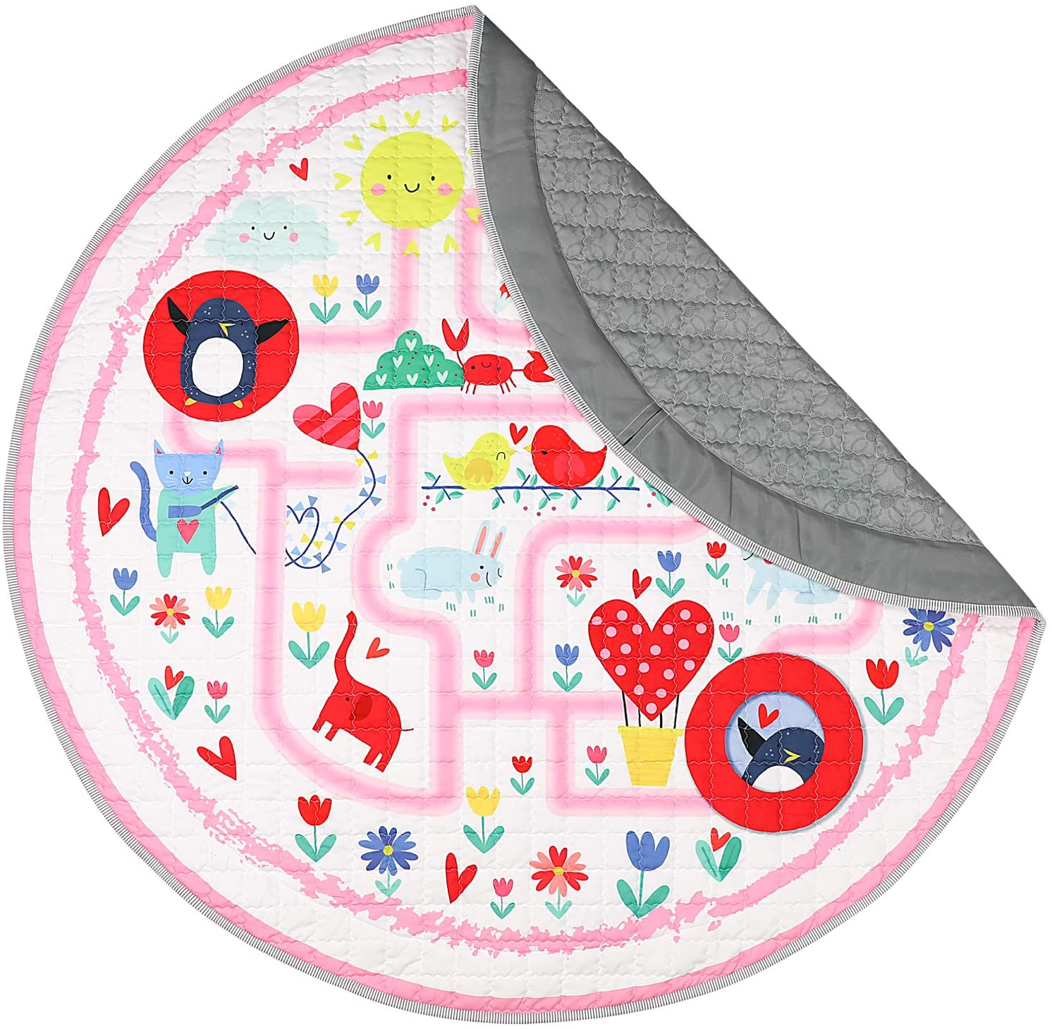 Winthome Baby Toddler Play Mat Gyms Playmats Drawstring Toy Collect Mat ...