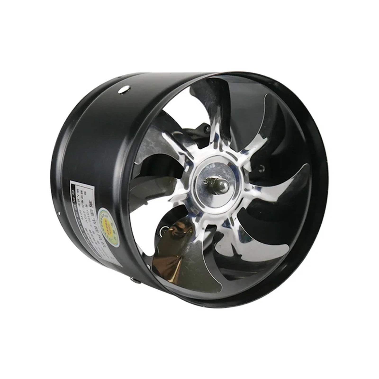 4/6/7/8inch Inline Duct Fan Air Ventilator Metal Pipe Ventilation Exhaust Fan Extractor Kitchen Wall Fan Duct Attic Fan ,Energy-Efficient