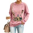 thumbnail image 3 of Yungyresw 9 11 Never Forget Graphic Crewneck Sweatshirt Women Casual Loose Long Sleeve Vintage Letter Print Pullover Fall Streetwear Top, 3 of 5