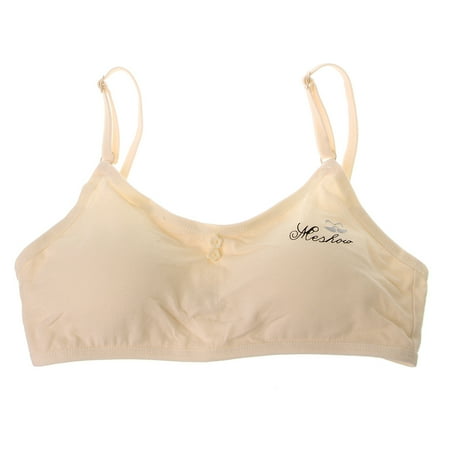 

Girls Thin Strap Underwear Girl Underwear Summer Vest-style Teens Training Bra