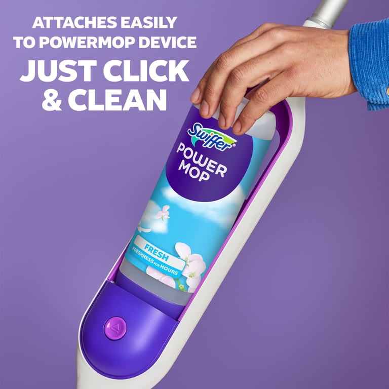 Swiffer Floor Cleaner Solution for Hard Floors, 50.6oz, Fast