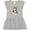 AC-Heather Grey, variant on Inktastic Super Unicorn Girls Toddler Dress