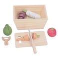 thumbnail image 2 of Cutting Fruit Vegetable Set, Safe Educational  Cutting Fruit Vegetable Toys  For Kids Over 3 Years Old Uhye-Similation Vegetable Set, 2 of 8