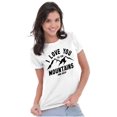 thumbnail image 3 of Love You To Mountains Hiking Couple Womens Slim Fit Graphic Tee Brisco Brands S, 3 of 5
