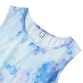 thumbnail image 5 of Amazhiyu Womens Summer Casual Dresses Sleeveless Crew Neck Short Dress Tie Dye Tank Sundress, 5 of 8