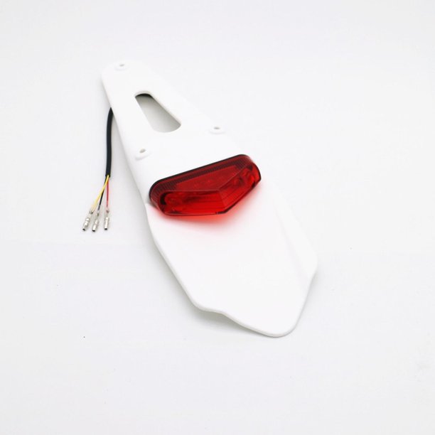 Motorcycle Led Rear Fender Parking Brake 12v Light Warning Light Universal Off Road Motorcycles Tail Light Car Accessories | | White