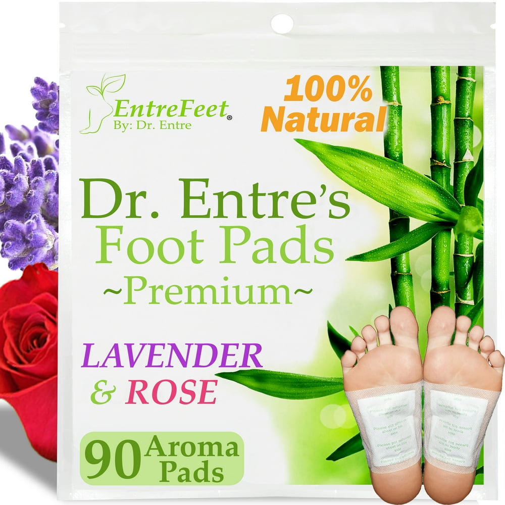 Dr. Entre's Detox Foot Pads 100 Organic All Natural to Detoxify