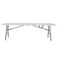 thumbnail image 4 of COSCO Table de Banquet Pliant en Deux avec Poignée, 8 Pi, Blanc, 4 of 4