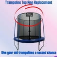 thumbnail image 2 of Machrus Upper Bounce Universal Trampoline Fiber Glass Rods To Replace Top Ring Of Net Enclosure For 15' Frame - 8 Pole Caps Included, 2 of 9