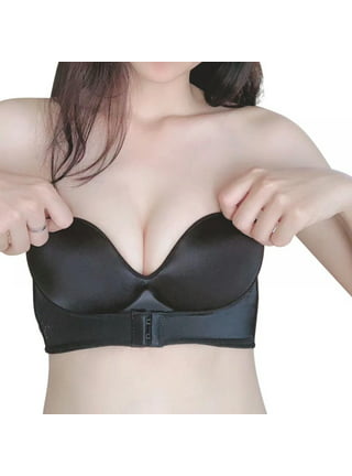 Women Strapless Clear Bra Invisible Strap Backless Push Up