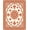 Orange, Pattern 3, variant on ODIKA 4'x6' Machine Washable Non-Slip Area Rug, Faded Heirloom Jewel Enchantment High Traffic Rug, Orange, 662762