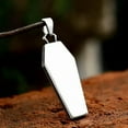 thumbnail image 3 of K-KED Punk Style Hip-hop Stainless Steel Vampire Coffin Cross Pendant Necklace Chain-default, 3 of 5