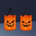 thumbnail image 4 of <p>LED Halloween Candy Bags, Light Up Halloween Bucket Large Capacity 2 Pieces  For Party</p>, 4 of 7