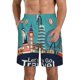 thumbnail image 1 of Balery Let's go Travel Traje de Baño Estilo Hawaiano para Hombre, Shorts de Secado Rápido con Bolsillos-Large, 1 of 6