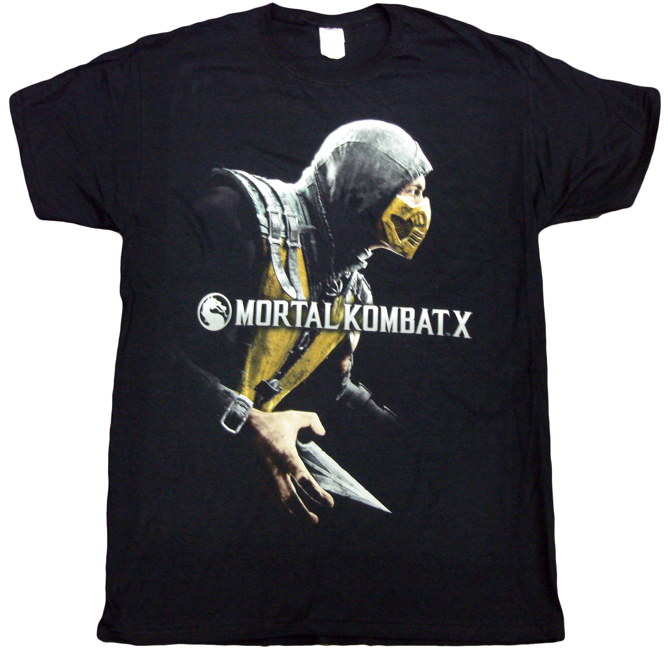 Mortal Kombat X-Cover Box Adult T-shirt 