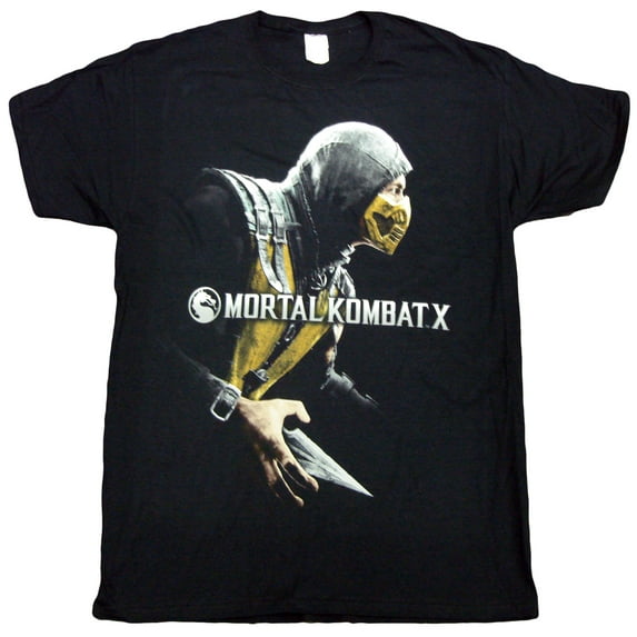 Mortal Kombat X-Cover Box Adult T-shirt