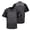 Black, variant on Men's Blank Football , Mesh V-Neck Short Sleeve Athletic T-Shirt, Breathable Sports Uniform for Hop Party & Casual Wear, 5 Colors, Sizes S-XXXL