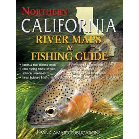 Wisconsin Fishing Maps - Northern California River Maps & Fishing Guide - Paperback