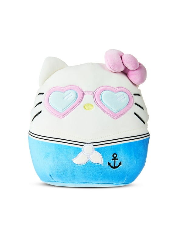 Squishmallows Official 8 inch Hello Kitty in Sailor Outfit - Child's Ultra Soft Stuffed Plush Toy