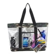 thumbnail image 5 of Eastsport Supreme Deluxe Clear Tote with Wristlet, Camo, 5 of 6