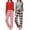 Red Plaid/Grey Plaid, variant on Ekouaer 2 Pack Women Pajama Long Sleeve Sleepwear Soft Loungewear Pjs Sets with Pockets