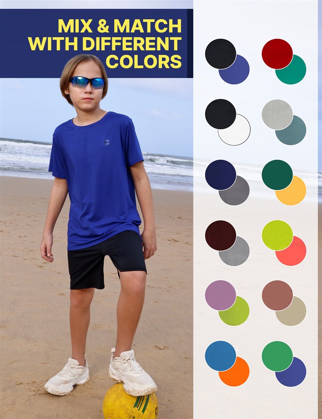 Essenclo Boys Athletic Performance 4-Piece Outfit Set photo 6