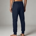 thumbnail image 4 of Frnrwgo Mens Cotton Jogger Sweatpants Loose Fit Drawstring Elastic Waist Cuffed Leg All Season Casual Streetwear Pants, 4 of 9