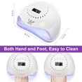 LED Nail Lamp LKE 168W Nail Dryer 4 Timers Nail Lights for Gel Polish